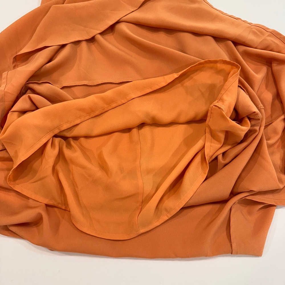4SI3NNA Orange Midi Dress - Picture 4 of 10